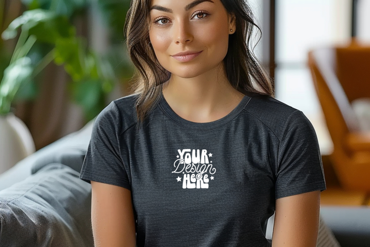 White Tshirt Mockup Image 11