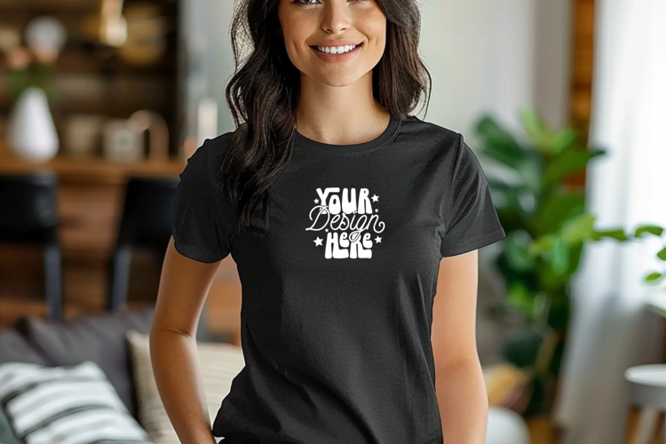 White Tshirt Mockup Image 10