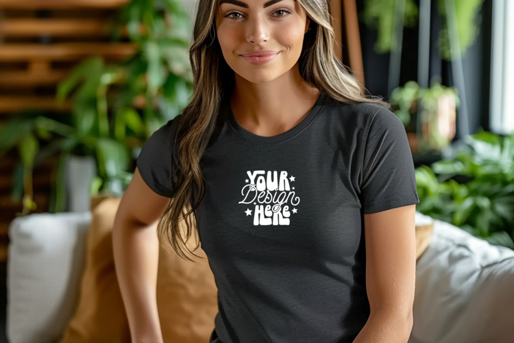 White Tshirt Mockup Image 23