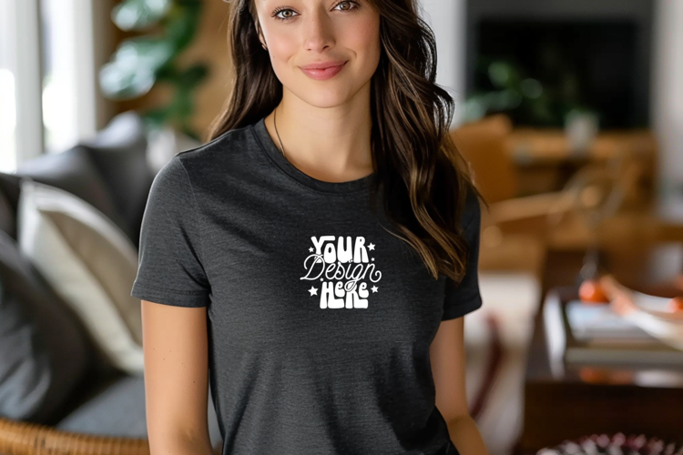 White Tshirt Mockup Image 8