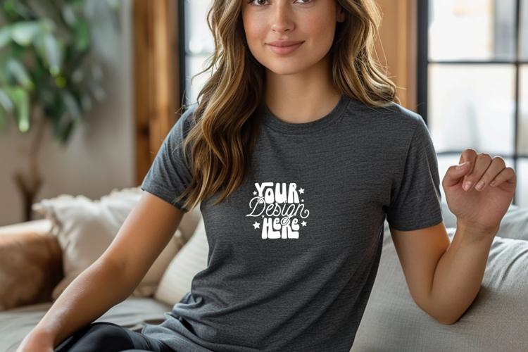White Tshirt Mockup Image 5
