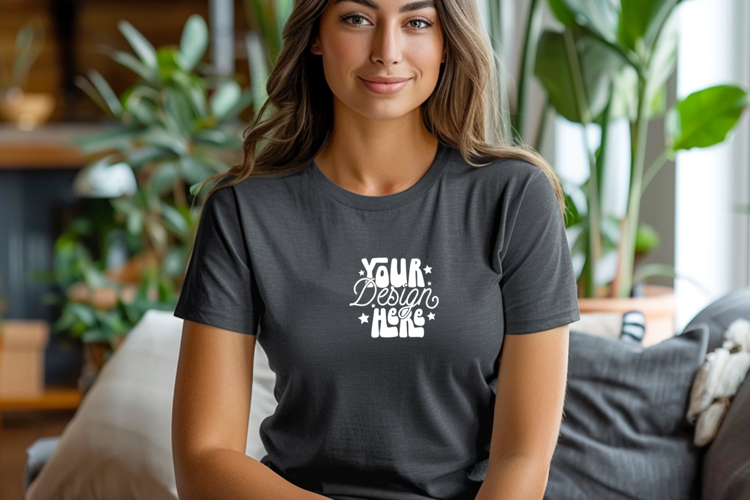 White Tshirt Mockup Image 21