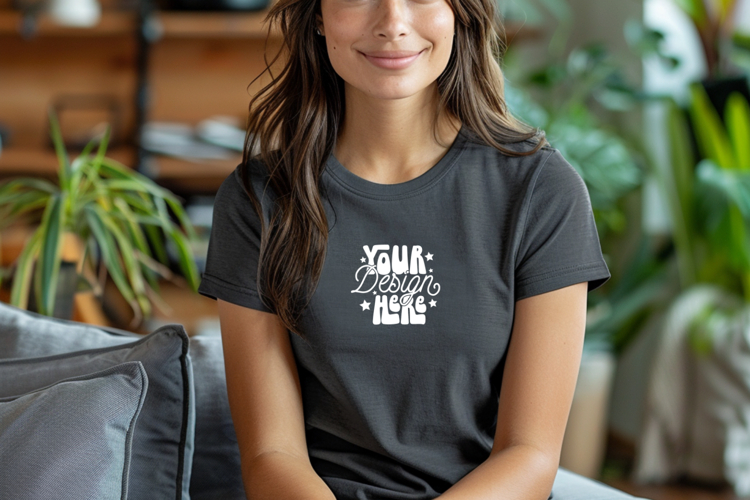 White Tshirt Mockup Image 20