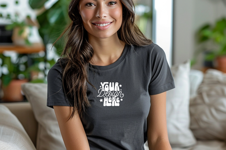 White Tshirt Mockup Image 19