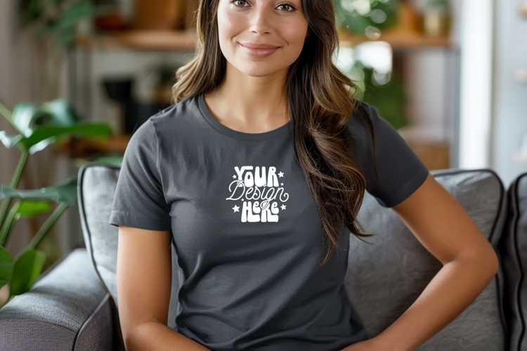 White Tshirt Mockup Image 18