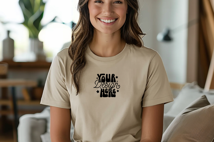 White Tshirt Mockup Image 14