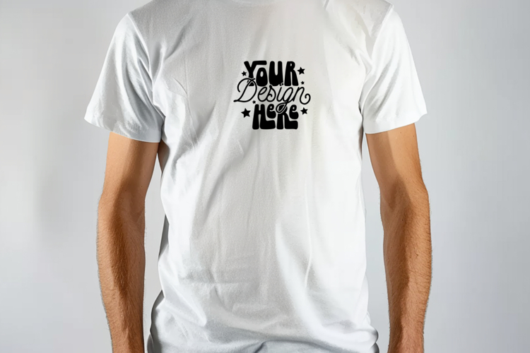 White Tshirt Mockup Image 9