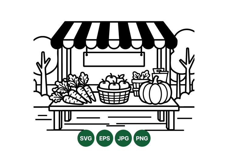 Farmers Market Clipart Image 20