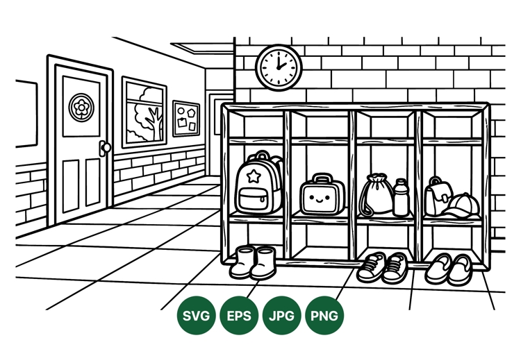 Black And White Clipart Image 7