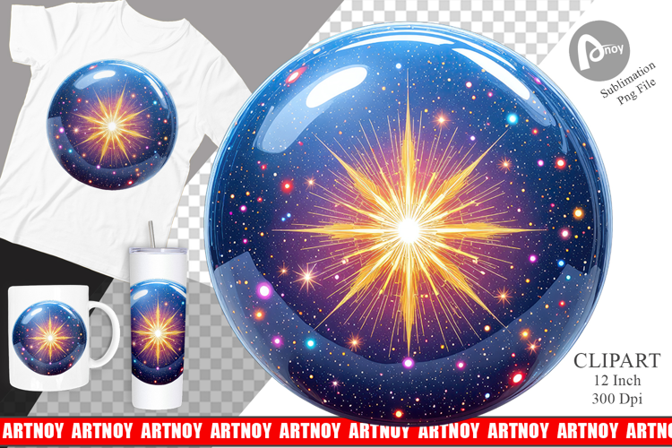 Galactic Flora Orbs Clipart