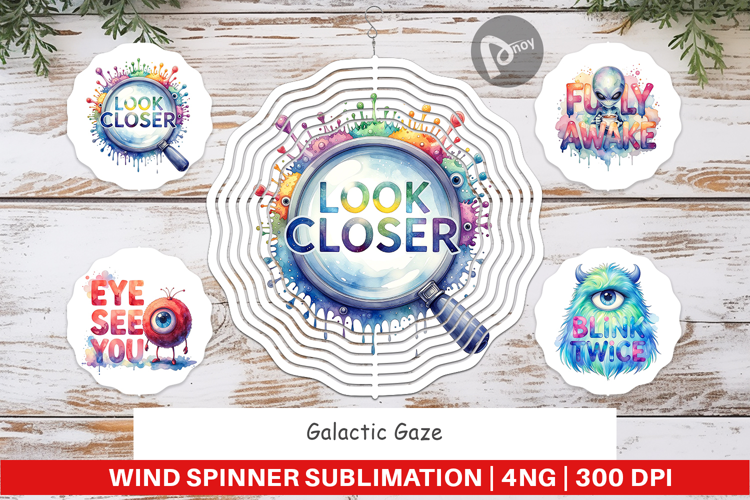 One Eyed Monster Wisdom Wind Spinner
