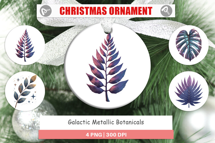 Ornament Metallic Botanicals example image 1