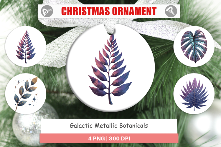 Ornament Metallic Botanicals
