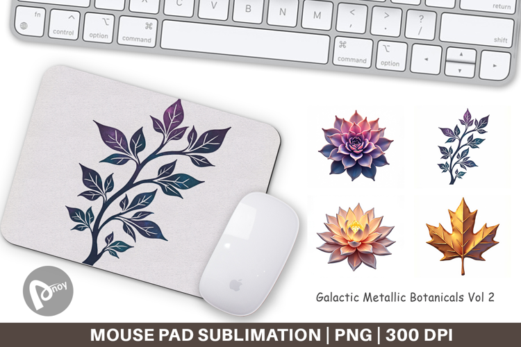 Mouse Pad Metallic Botanicals