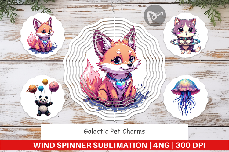 Wind Spinner Galactic Pet Charms