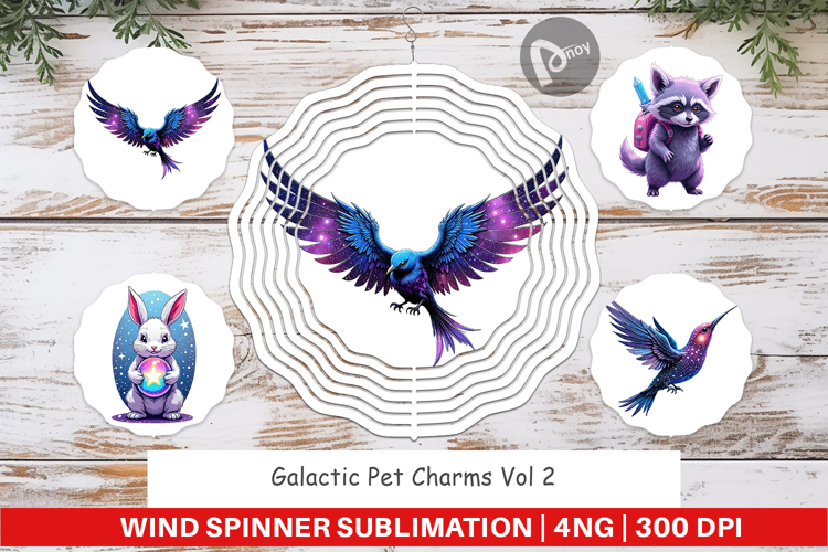 Wind Spinner Galactic Pet Charms
