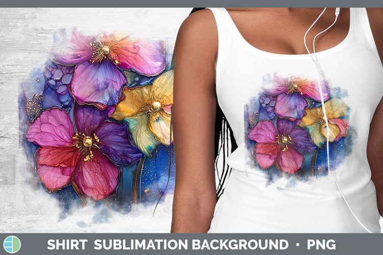 Galaxy Abutilon Shirt Sublimation Sublimation Background Des