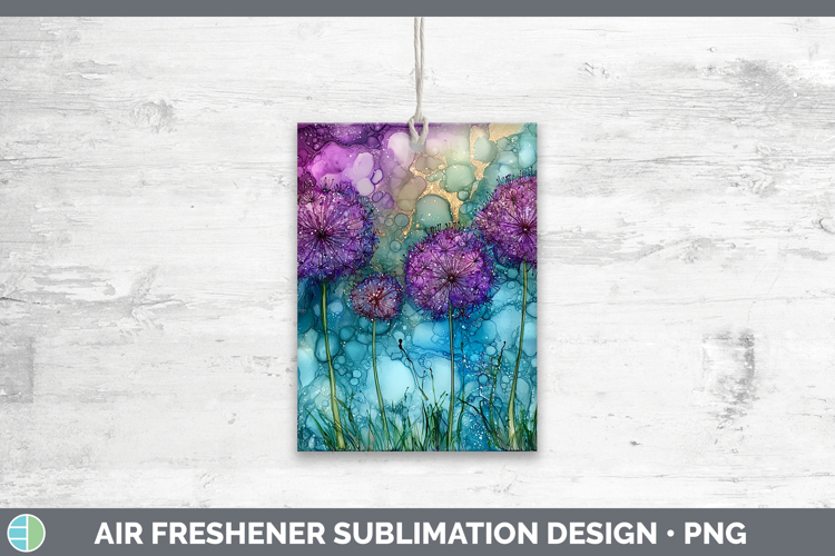 Galaxy Allium Air Freshener Sublimation Car Freshener Design