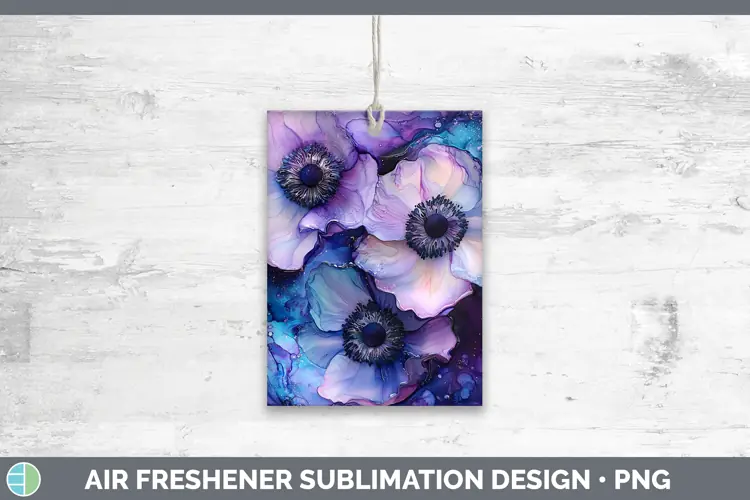 Galaxy Anemone Air Freshener Sublimation Car Freshener Desig