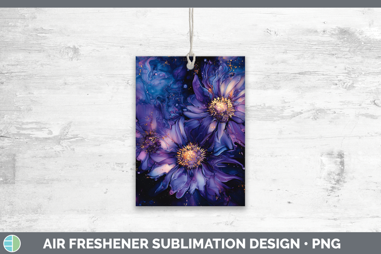 Galaxy Aster Air Freshener Sublimation Car Freshener Designs
