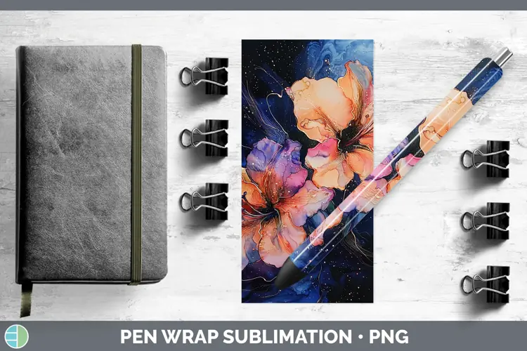 Galaxy Azalea Pen Wrap Sublimation Pen Designs