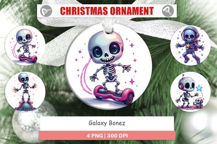 Ornament Galaxy Skeletons