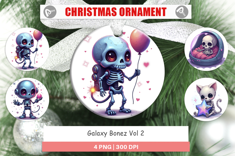 Ornament Galaxy Skeletons
