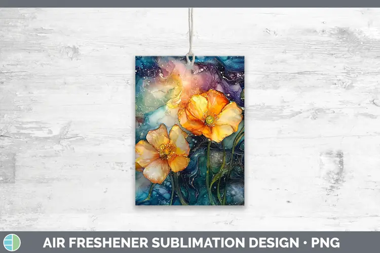 Galaxy Buttercup Air Freshener Sublimation Car Freshener Des
