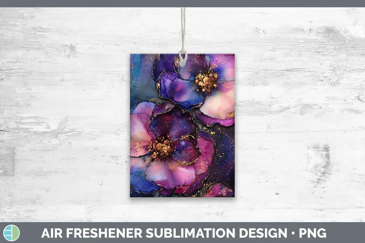 Galaxy Camellia Air Freshener Sublimation Car Freshener Desi