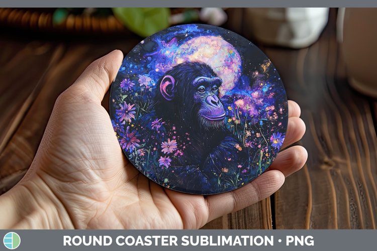 GorgeousGalaxy Round Coaster design.