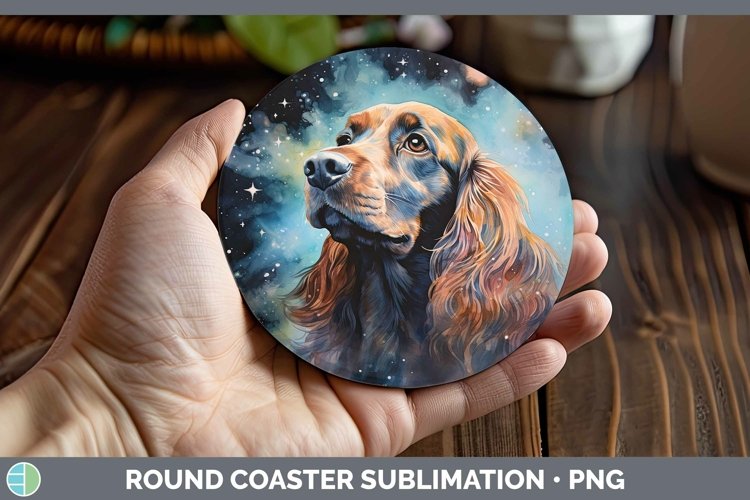 GorgeousGalaxy Round Coaster design.