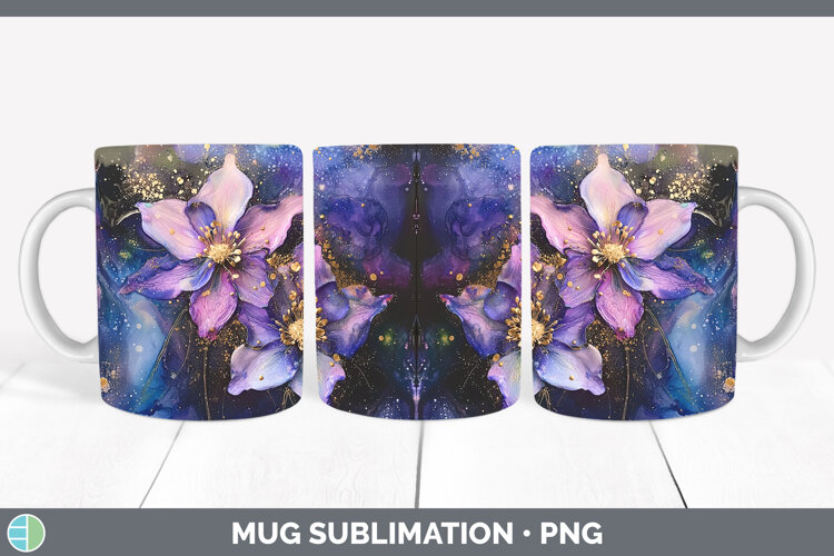 GorgeousGalaxy Mug Wrap design.