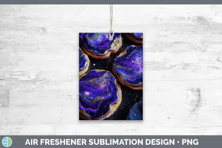 Galaxy Cookies Air Freshener Sublimation Car Freshener Desig