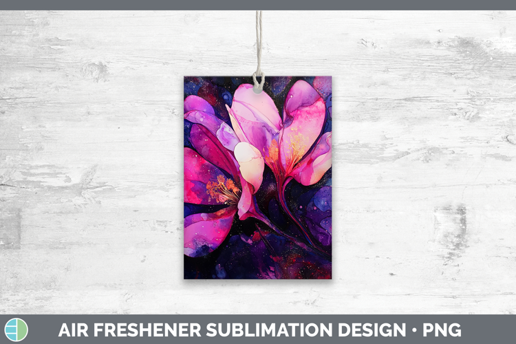 Galaxy Cyclamen Air Freshener Sublimation Car Freshener Desi