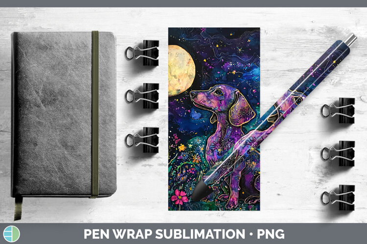 GorgeousGalaxy Pen Wrap design.