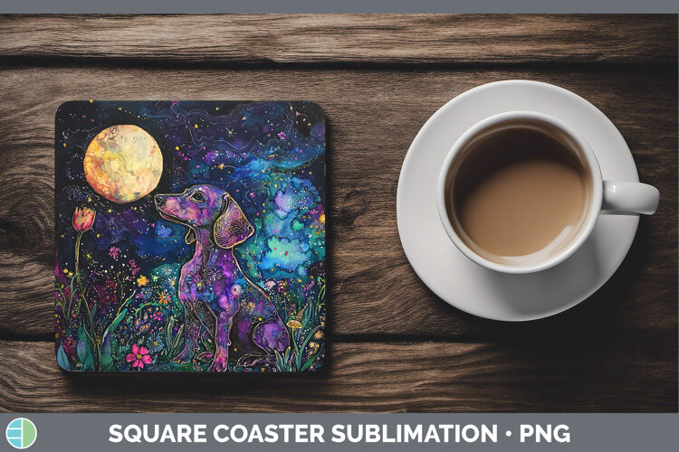 GorgeousGalaxy Square Coaster design.