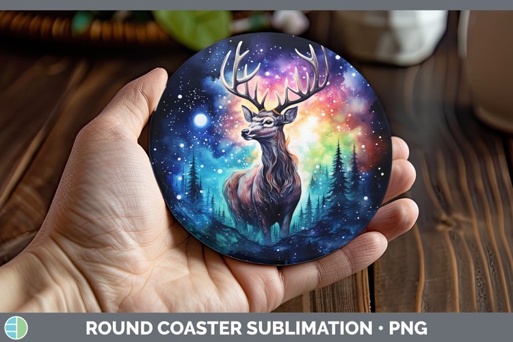 GorgeousGalaxy Round Coaster design.