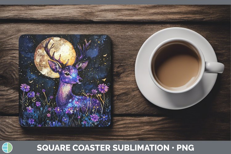 GorgeousGalaxy Square Coaster design.
