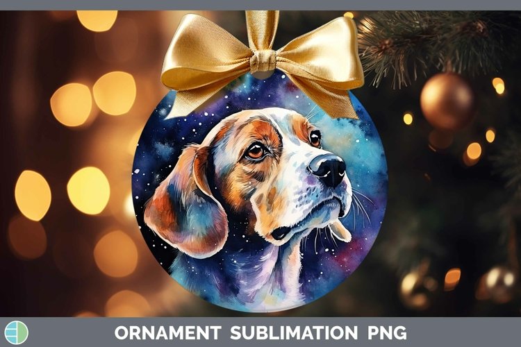 GorgeousGalaxy Dog Ornament design.