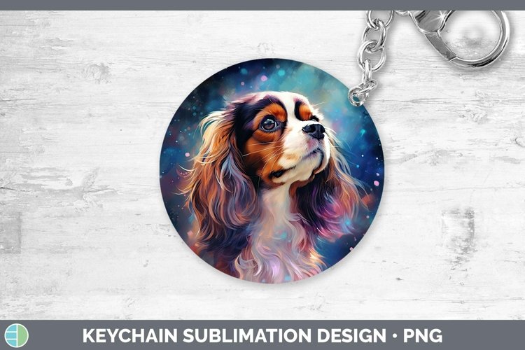 GorgeousGalaxy Dog Keychain design.