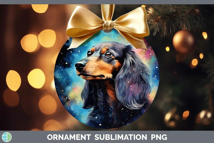 GorgeousGalaxy Dog Ornament design.