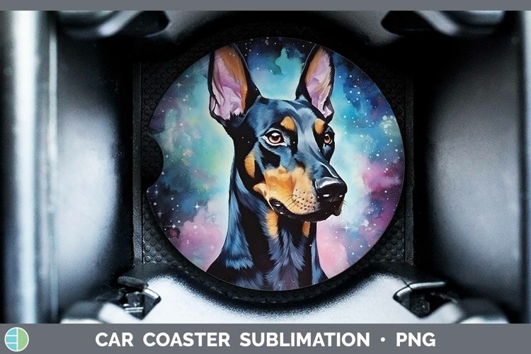 GorgeousGalaxy Dog Car Coaster design.