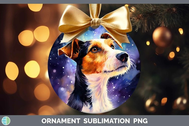 GorgeousGalaxy Dog Ornament design.