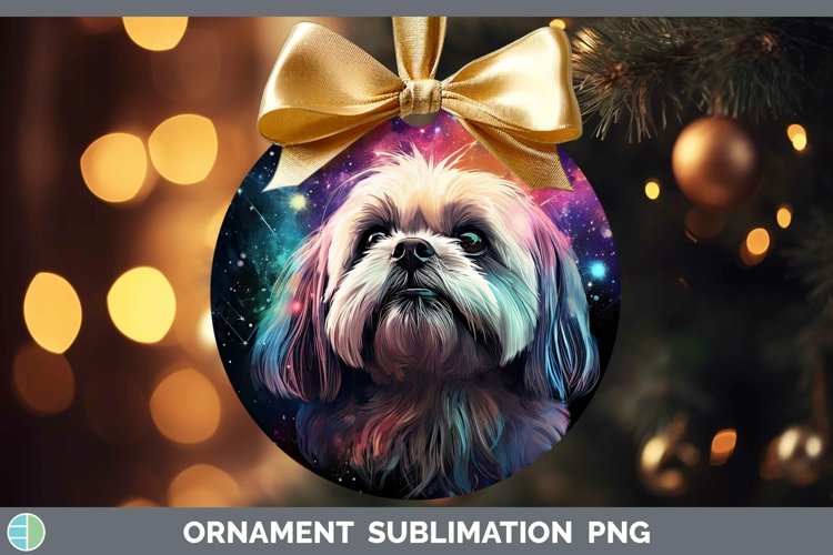 GorgeousGalaxy Dog Ornament design.