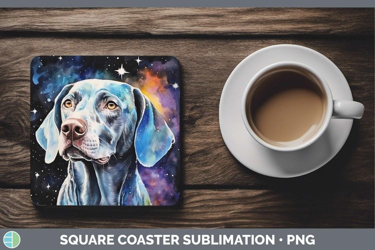GorgeousGalaxy Dog Square Coaster design.
