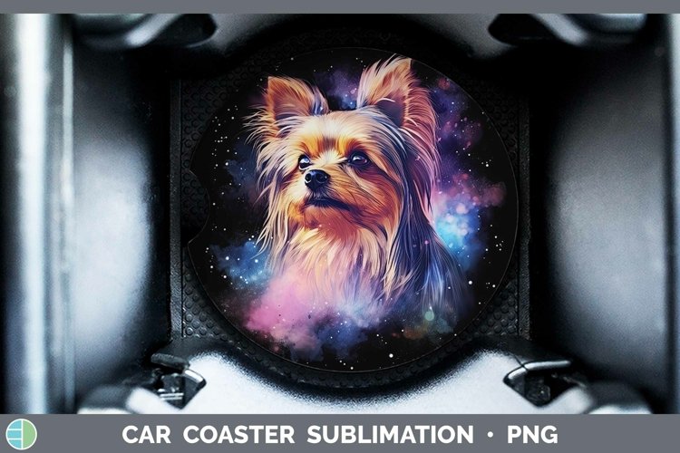 GorgeousGalaxy Dog Car Coaster design.