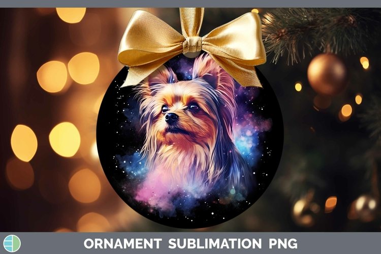 GorgeousGalaxy Dog Ornament design.