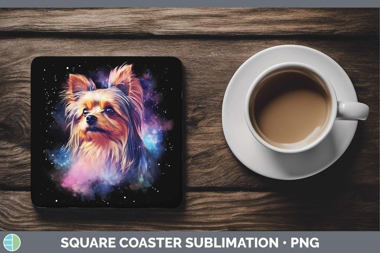 GorgeousGalaxy Dog Square Coaster design.