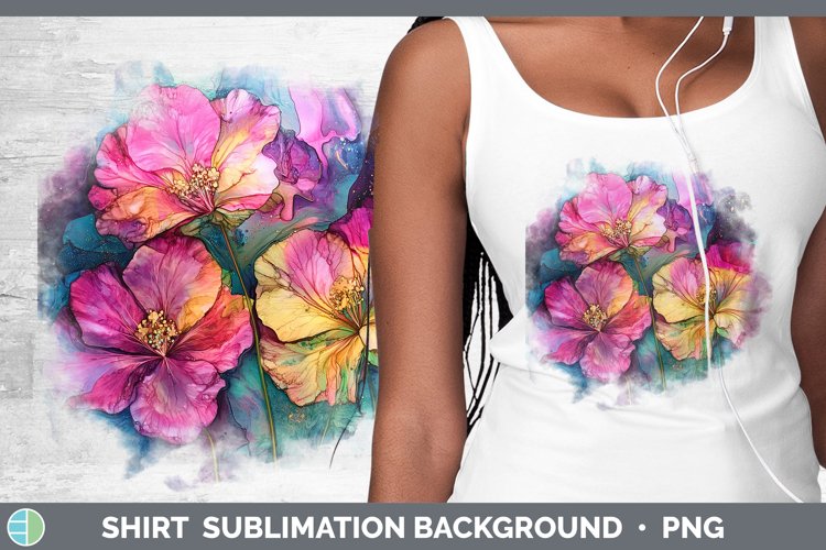 Galaxy Geranium Shirt Sublimation Sublimation Background Des