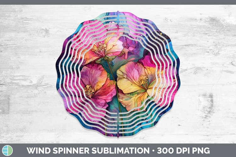 Galaxy Geranium Wind Spinner Sublimation Spinner Designs